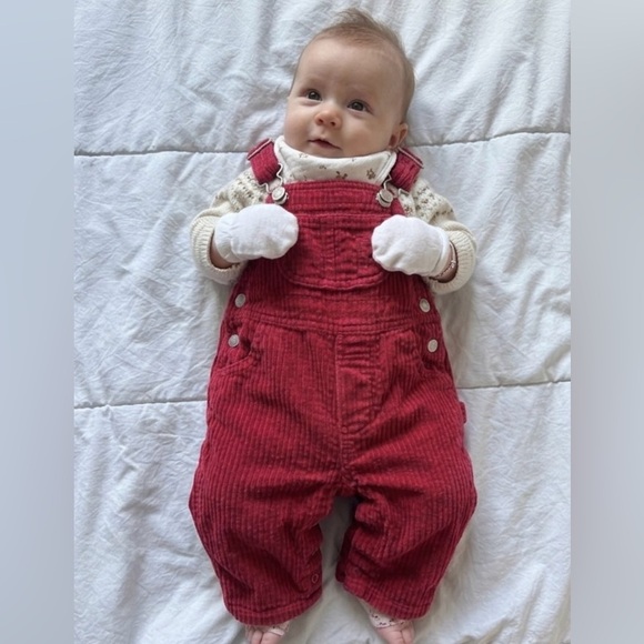GAP Other - 🚨GAP Red Corduroy Overalls for Kids